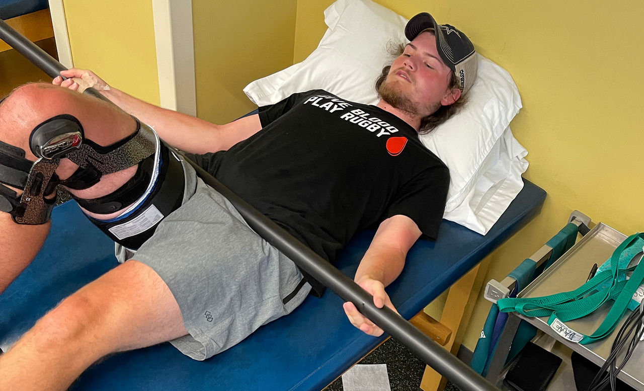 BFRT patient getting treatment in rehab