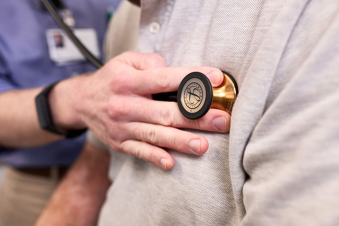 close up of stethascope used on a patient