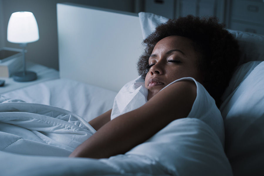Adult sleeping